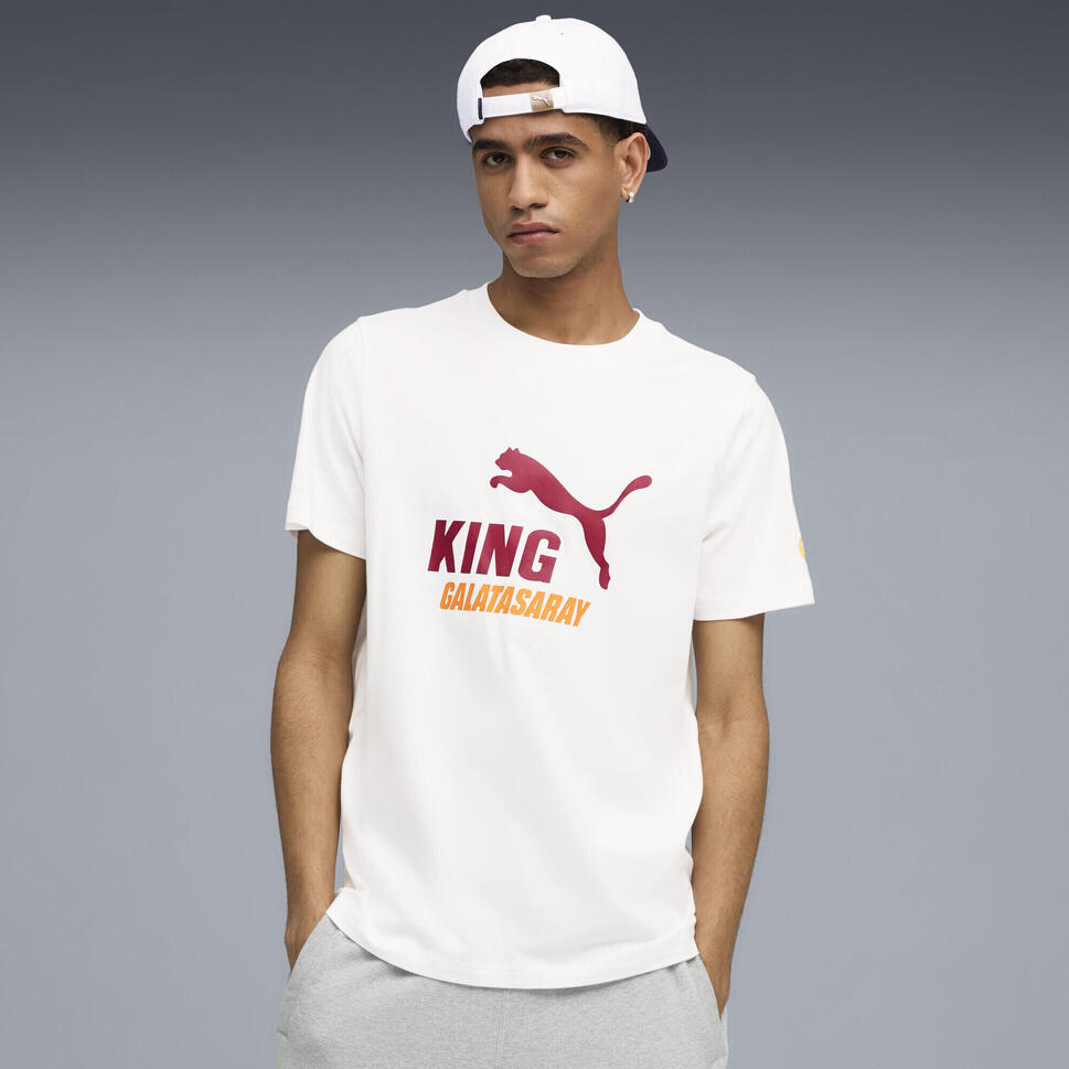Męska koszulka Galatasaray SK KING z logo PUMA White