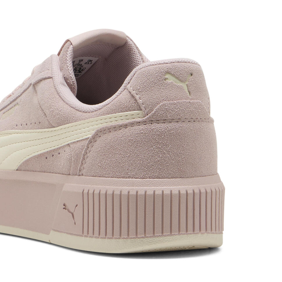 Damskie sneakersy Carina Mia Suede PUMA Mauve Mist Frosted Ivory Pink White