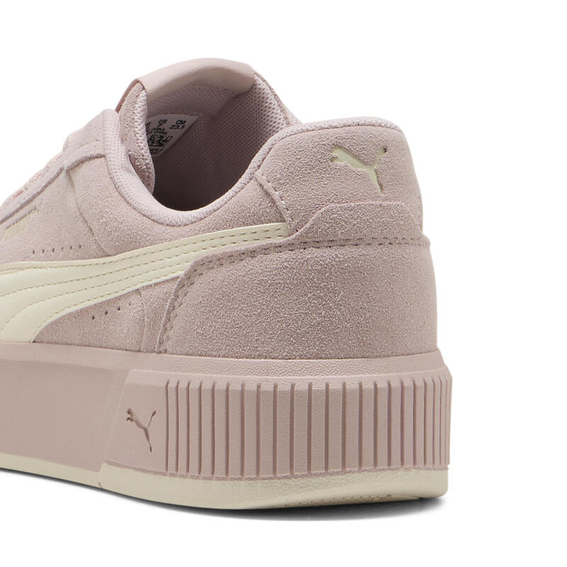 Damskie sneakersy Carina Mia Suede PUMA Mauve Mist Frosted Ivory Pink White