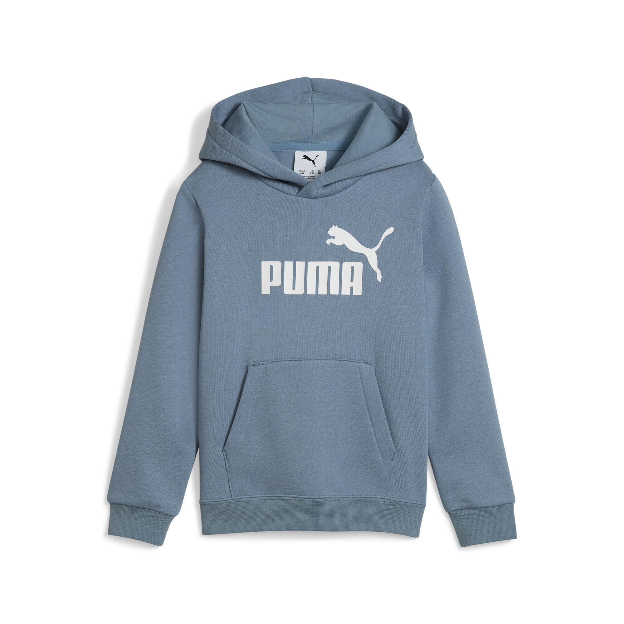 Puma - Hoodie Molletonné À Logo N° 1 Ess Enfant Puma - Pull - Bleu - Decathlon