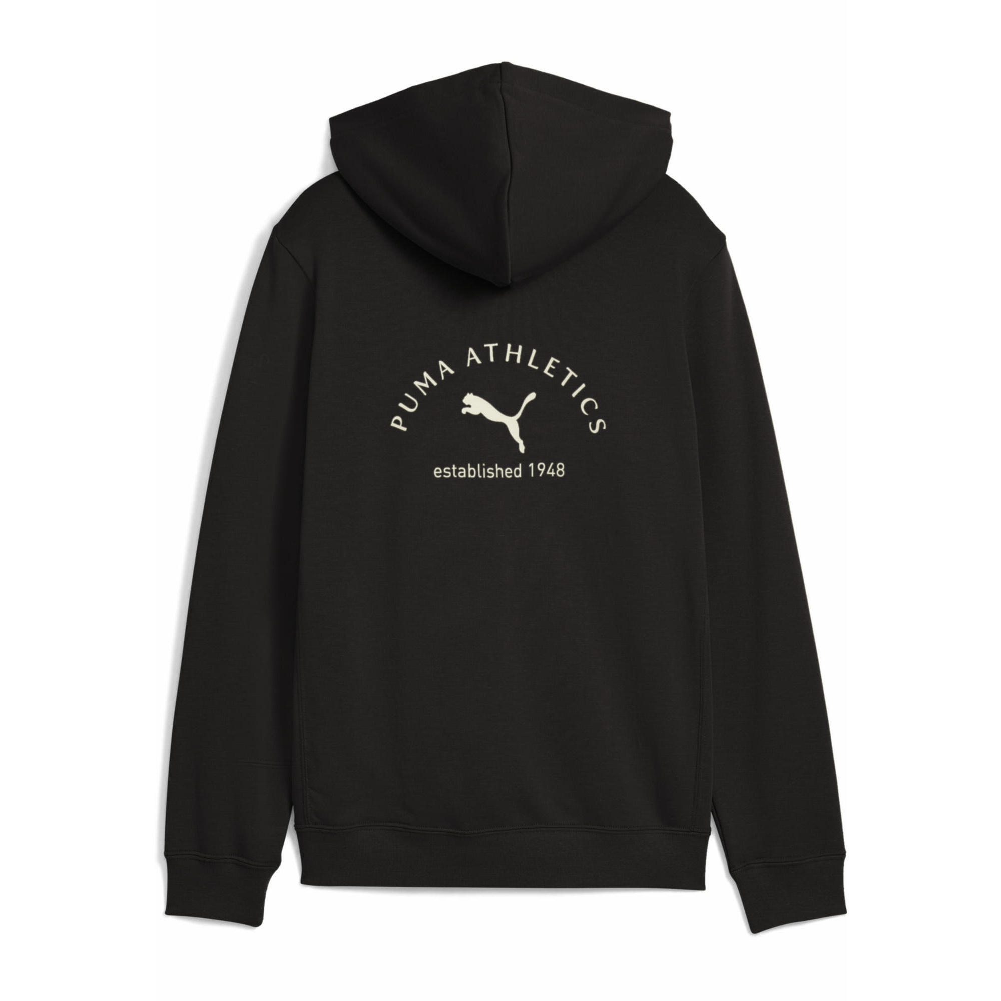 Młodzieżowa bluza z kapturem PUMA Class z grafiką PUMA Black