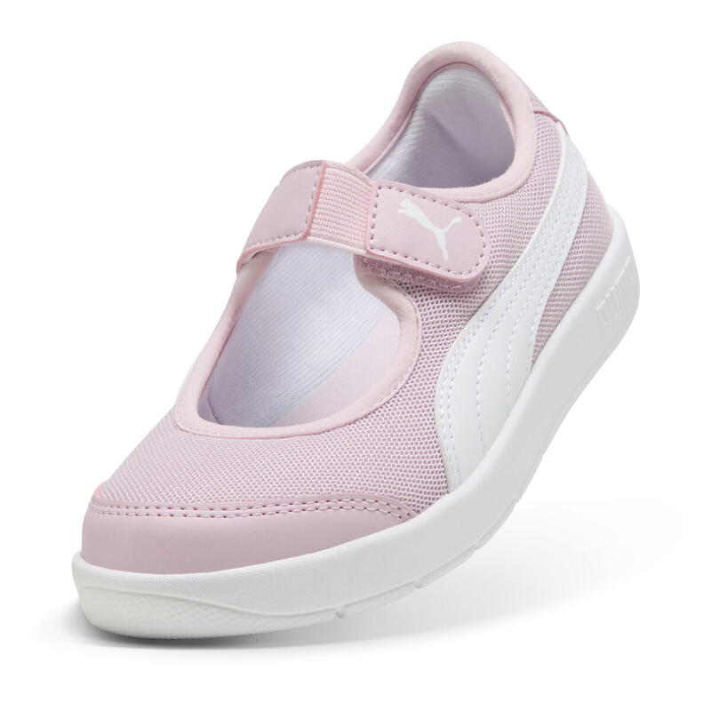 Pantofi sport copii Puma Courtflex V3, Roz