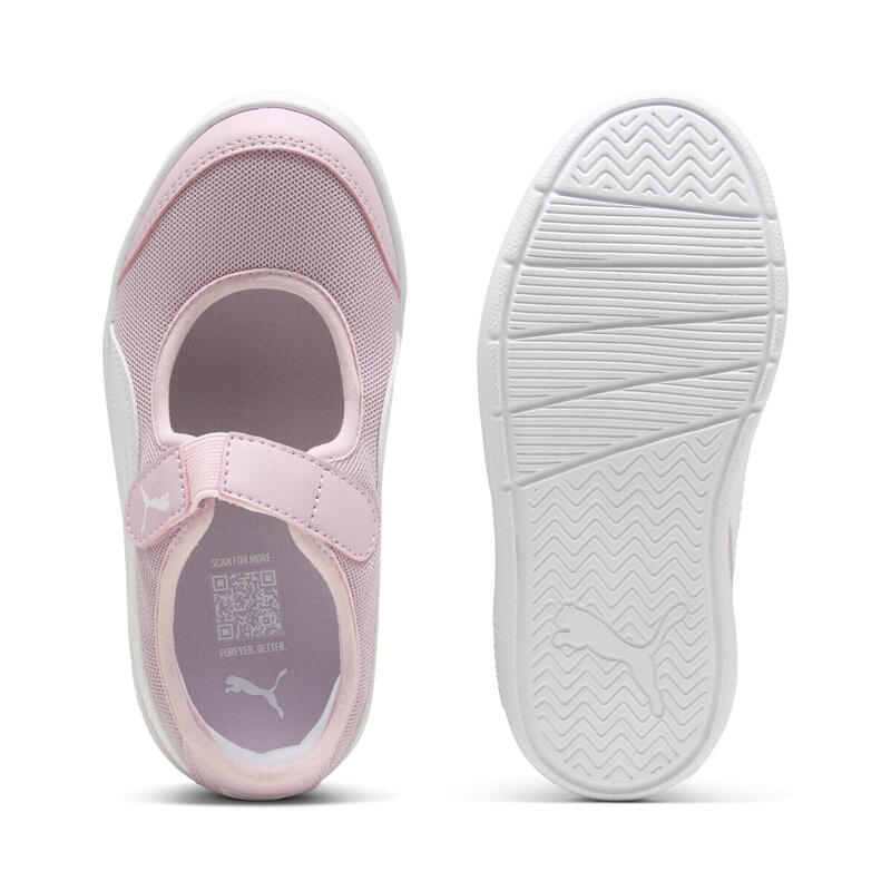 Pantofi sport copii Puma Courtflex V3, Roz