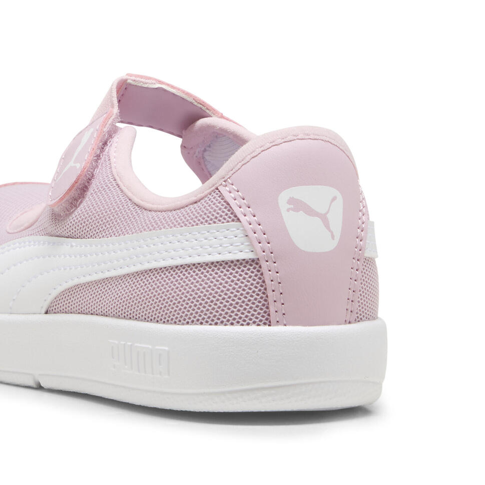 Dziecięce sneakersy Courtflex v3 Lina V PUMA Rose Mauve White Pink
