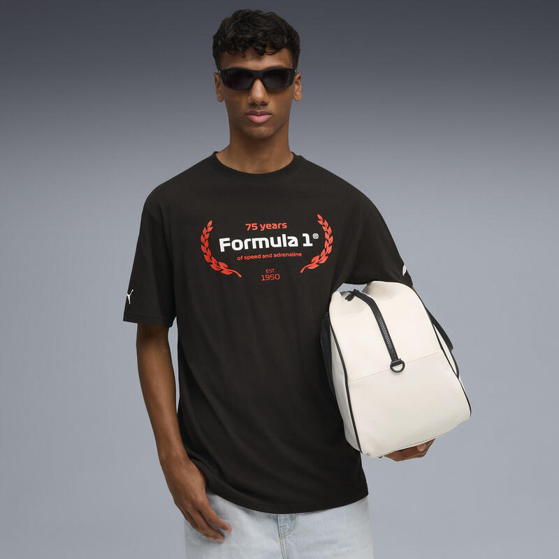 Męska koszulka F1® Essentials z grafiką PUMA Black