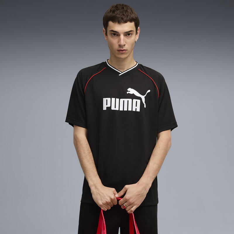 Męska koszulka piłkarska Essentials PUMA Black