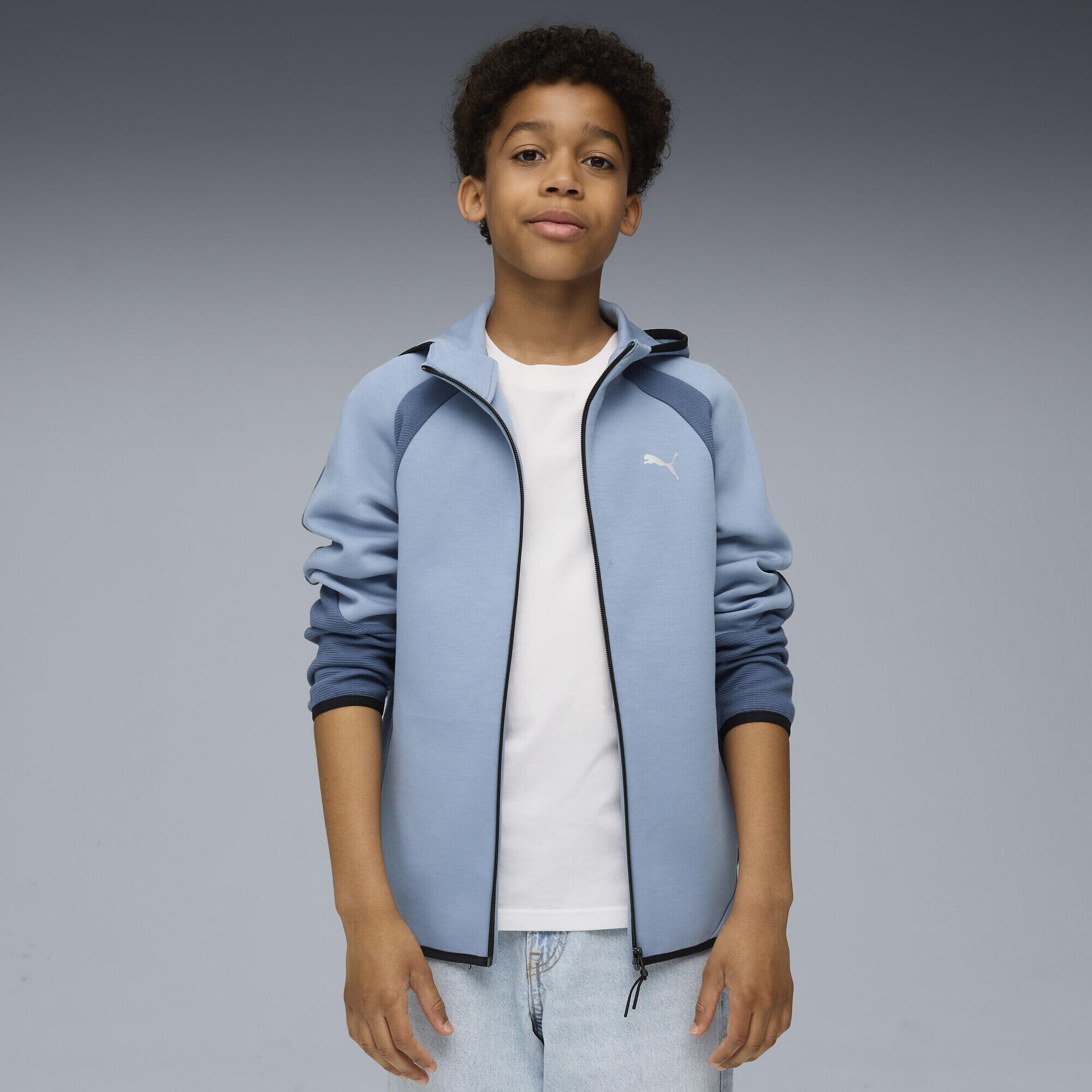 Evostripe Reißverschluss-Hoodie Jungen PUMA 2/7