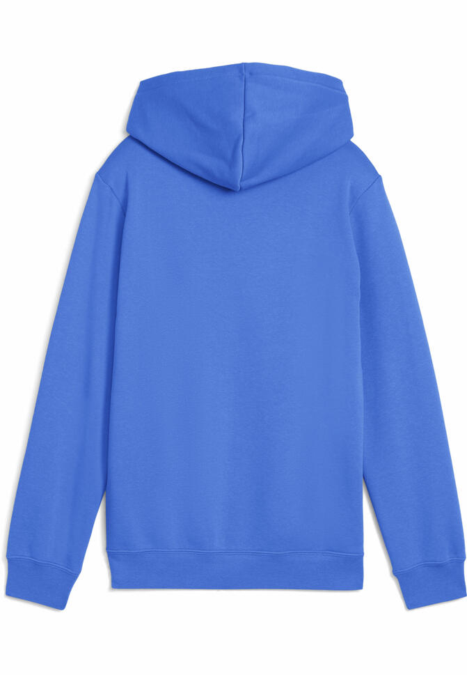 Młodzieżowa polarowa bluza z kapturem ESS z logo No. 1 PUMA Mountain Blue