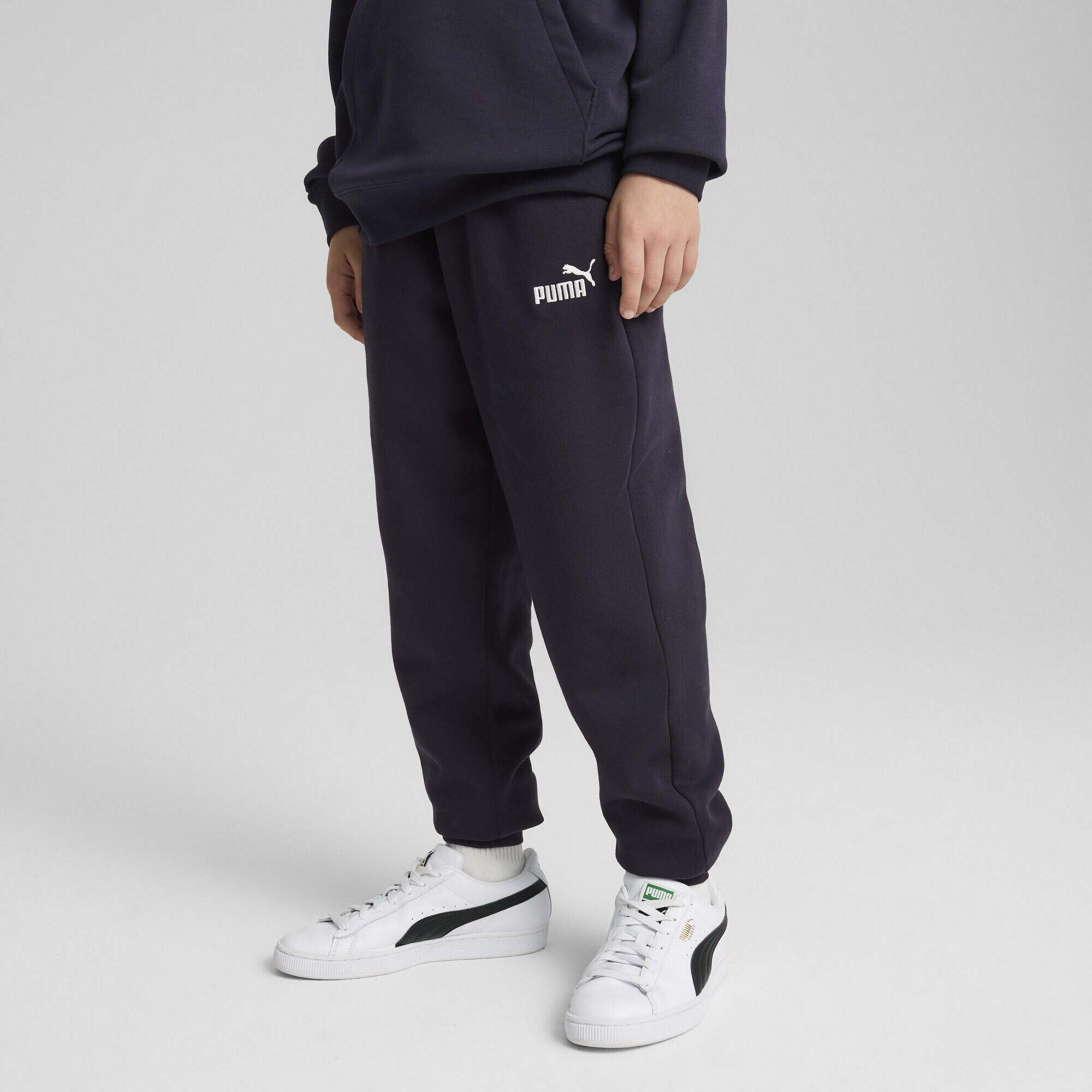 Calças Infantil Fleece Regular Fit Cós Elástico Ess No. 1 Logo PUMA 2/7