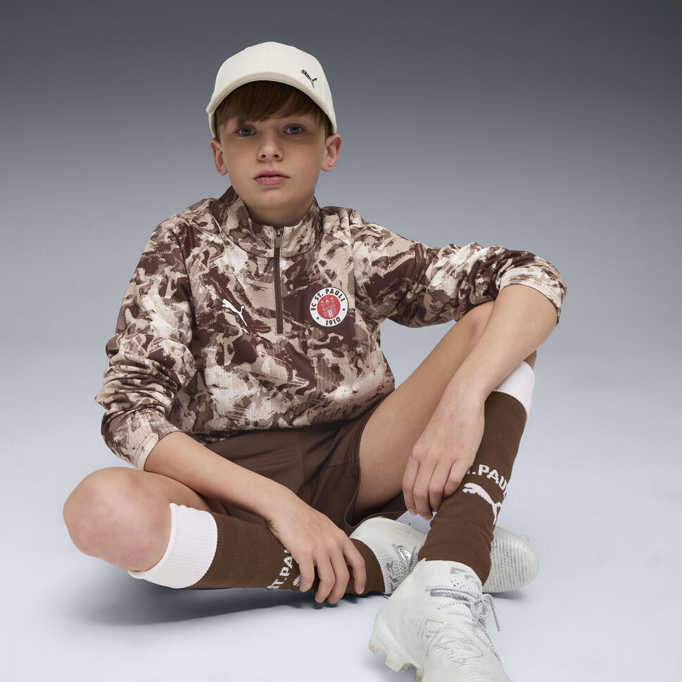 Młodzieżowa bluza przedmeczowa FC St. Pauli z zamkiem 1/4 PUMA