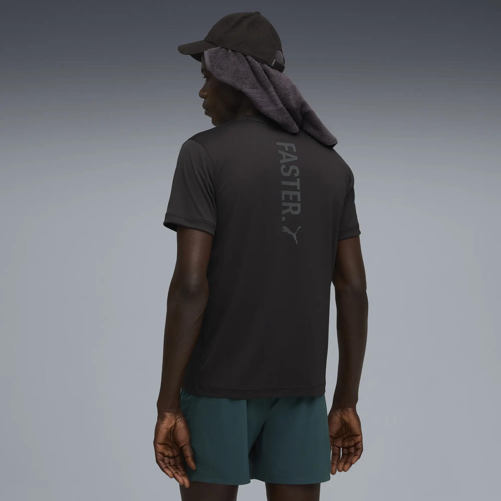 Puma GRAPHICS RUNNING men's running shirt 6/7