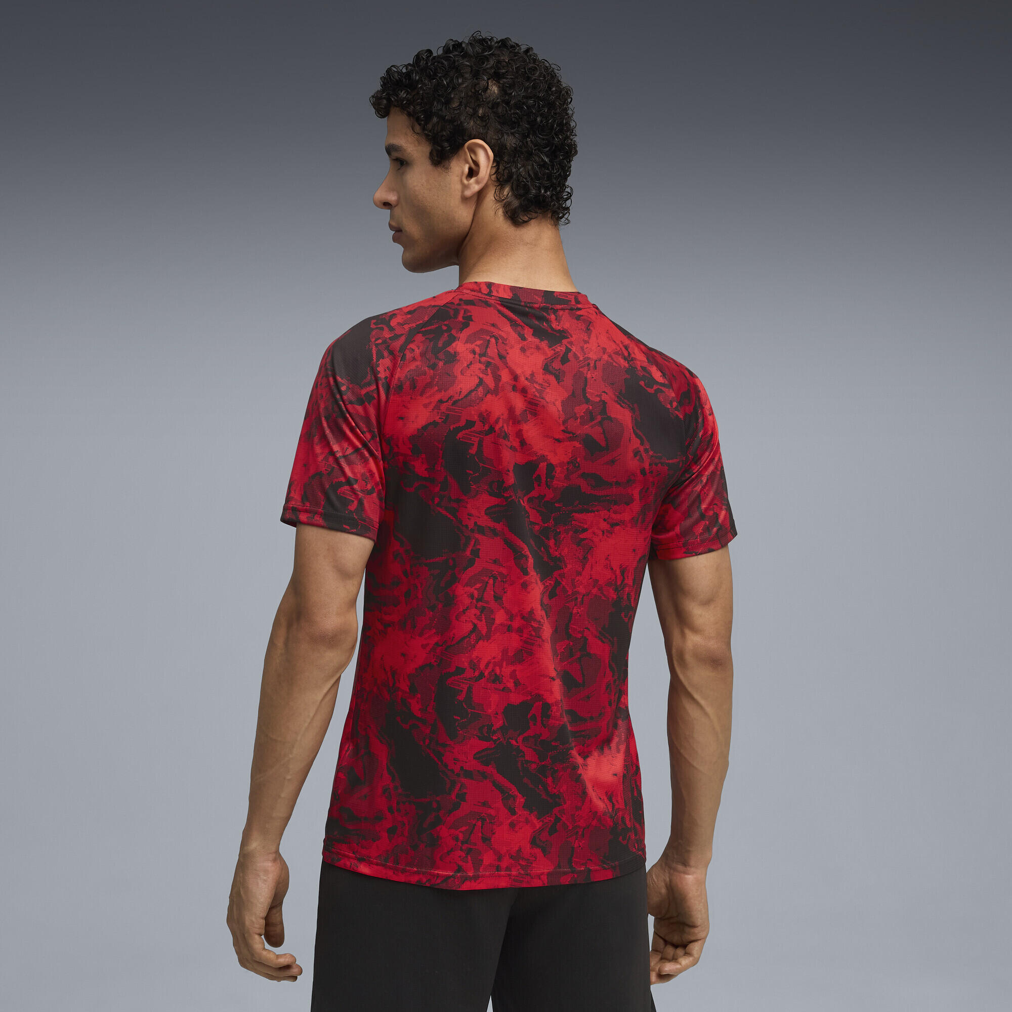 Tricou fotbal bărbați mânecă scurtă Pre-Match roșu PUMA 3/7