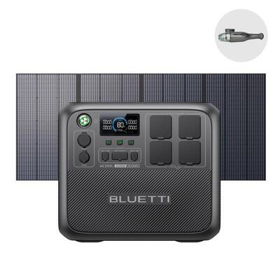 BLUETTI AC200L+PV350 2048Wh Solargenerator 2400W AC-Steckdosen für Camping