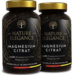 Citrate de magnésium haute dose en verre brun – fabriqué en Allemagne