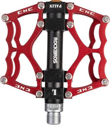 Rockbros racefiets pedalen 9/16 voor bmx mtb. rood
