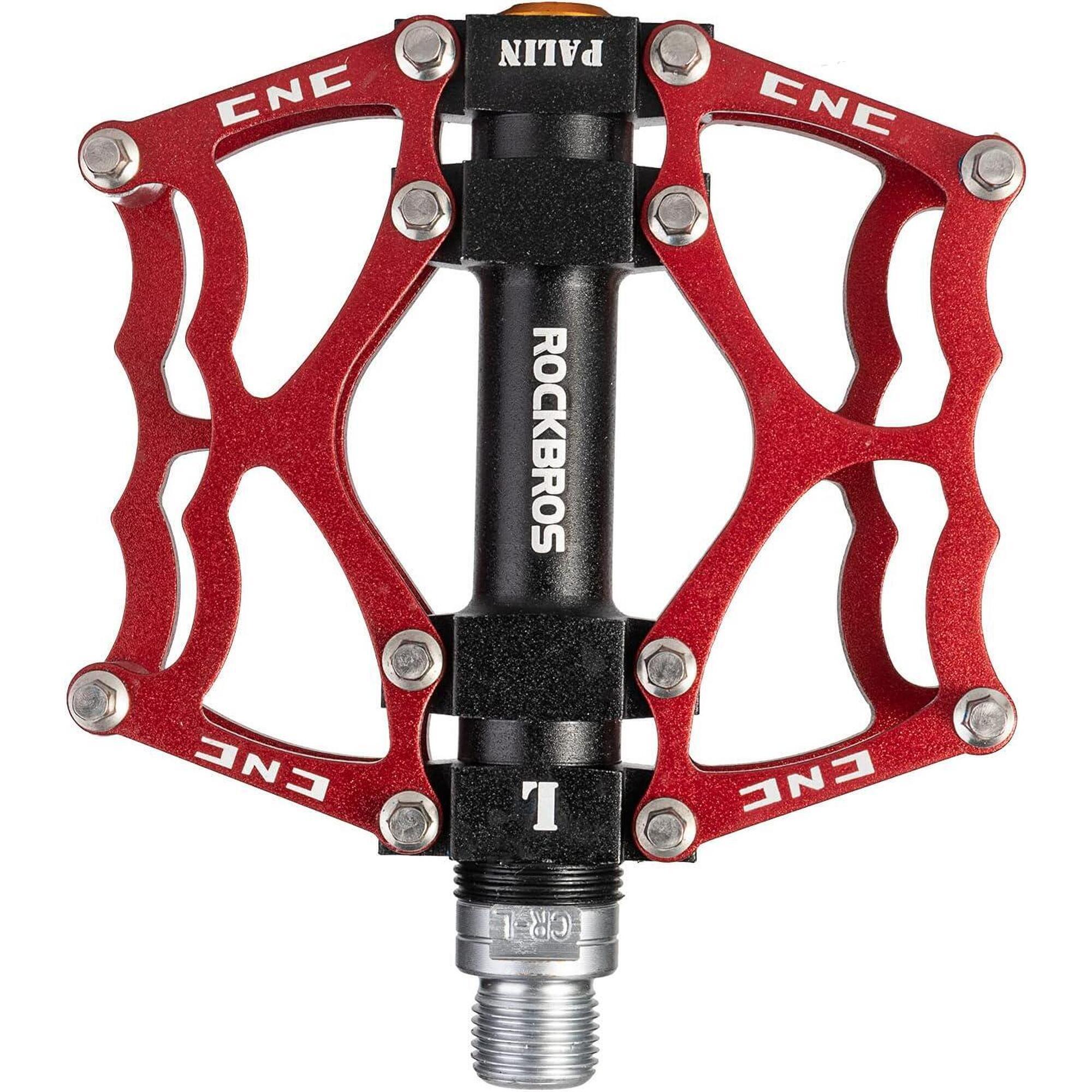 Rockbros - Rockbros Pédales Vélo Route 9/16 Pour Vtt Bmx, Rouge - Pédale - Rouge - Decathlon