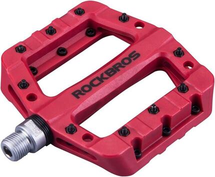 ROCKBROS Pédales Vélo VTT BMX Large, Paires de Pédales Plates