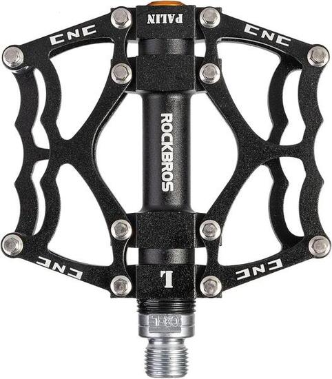 ROCKBROS Pédales Vélo Route 9/16 pour VTT BMX, Bleu Noir