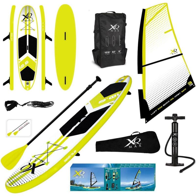 Deska Sup Xqmax 320x81x15CM dmuchana z żaglem