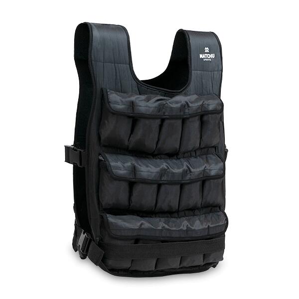 MATCHU SPORTS Gewichtsvest 20 kg - Zwart - 24,5 cm - 16,8 cm