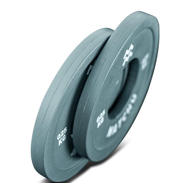 Dischi Palestra - Disco gomma - Fractional plate - 0,25 kg - 50mm - Set di 2 4/6