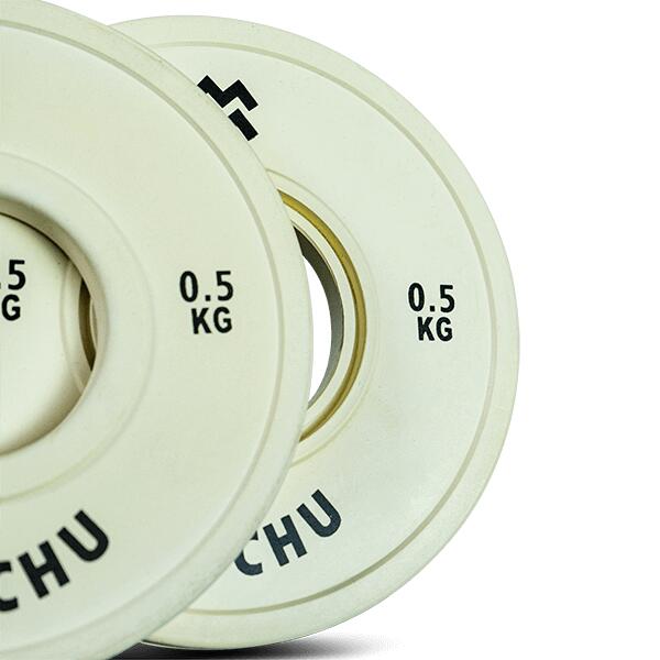 Dischi Palestra - Disco gomma - Fractional plate - 0,50 kg - 50mm - Set di 2 3/5