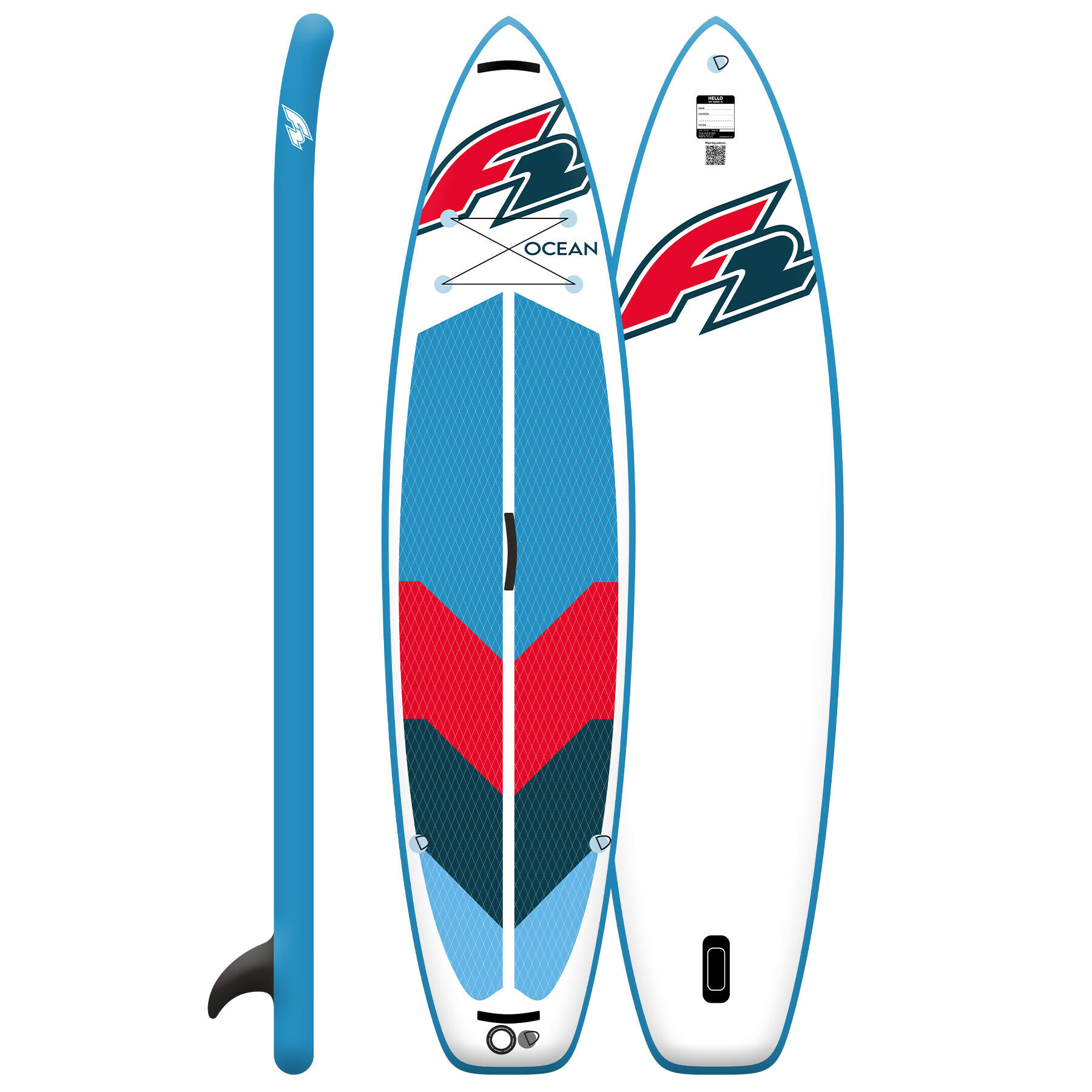 F2 F2  Stand Up Paddle Board Ocean LTD SMU Spitz 350cm SUP Board Only 11'6 Rot 2025