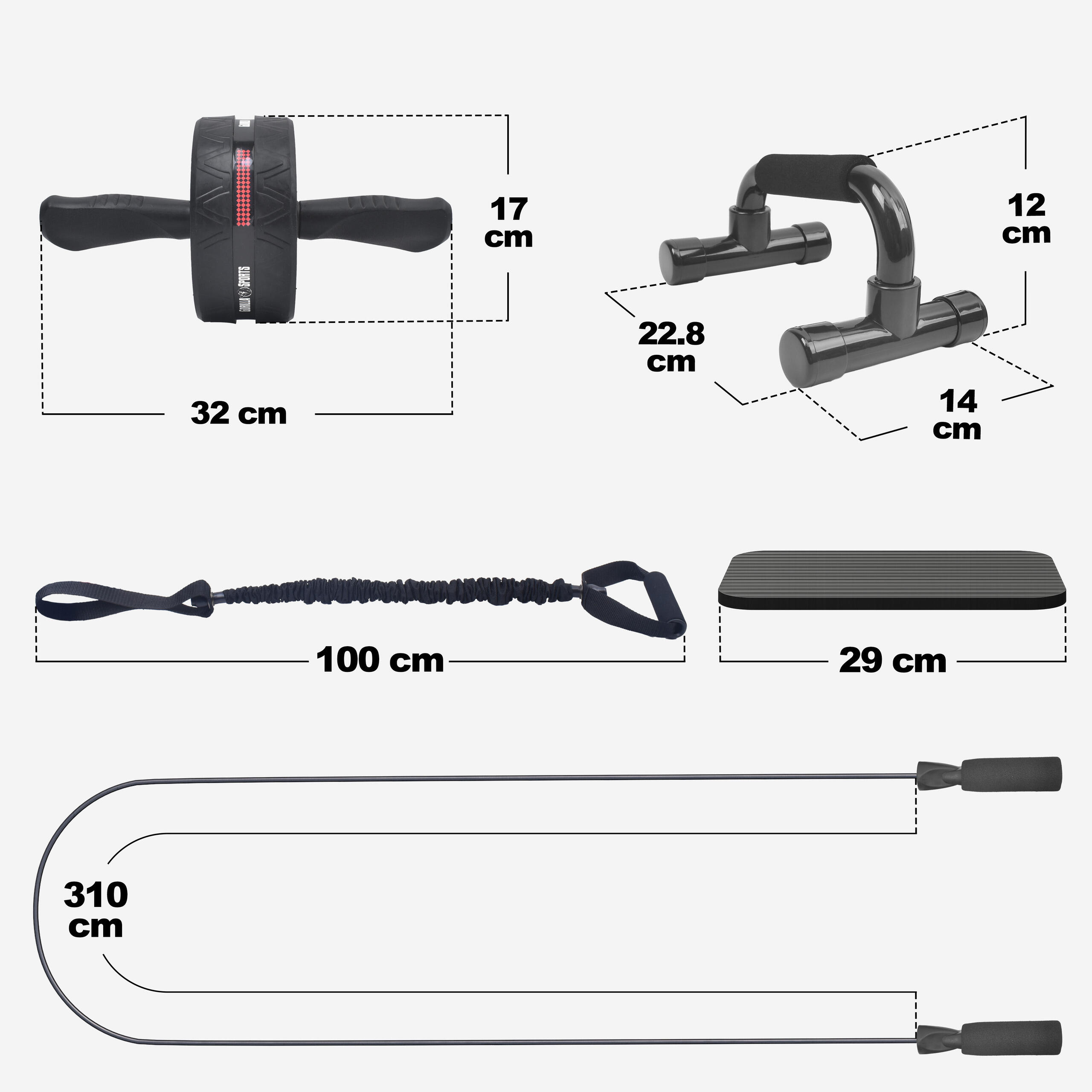 Roue Abdominale - Ab Wheel Musculation Maison, Roulette Abdominaux Equipement 2/7