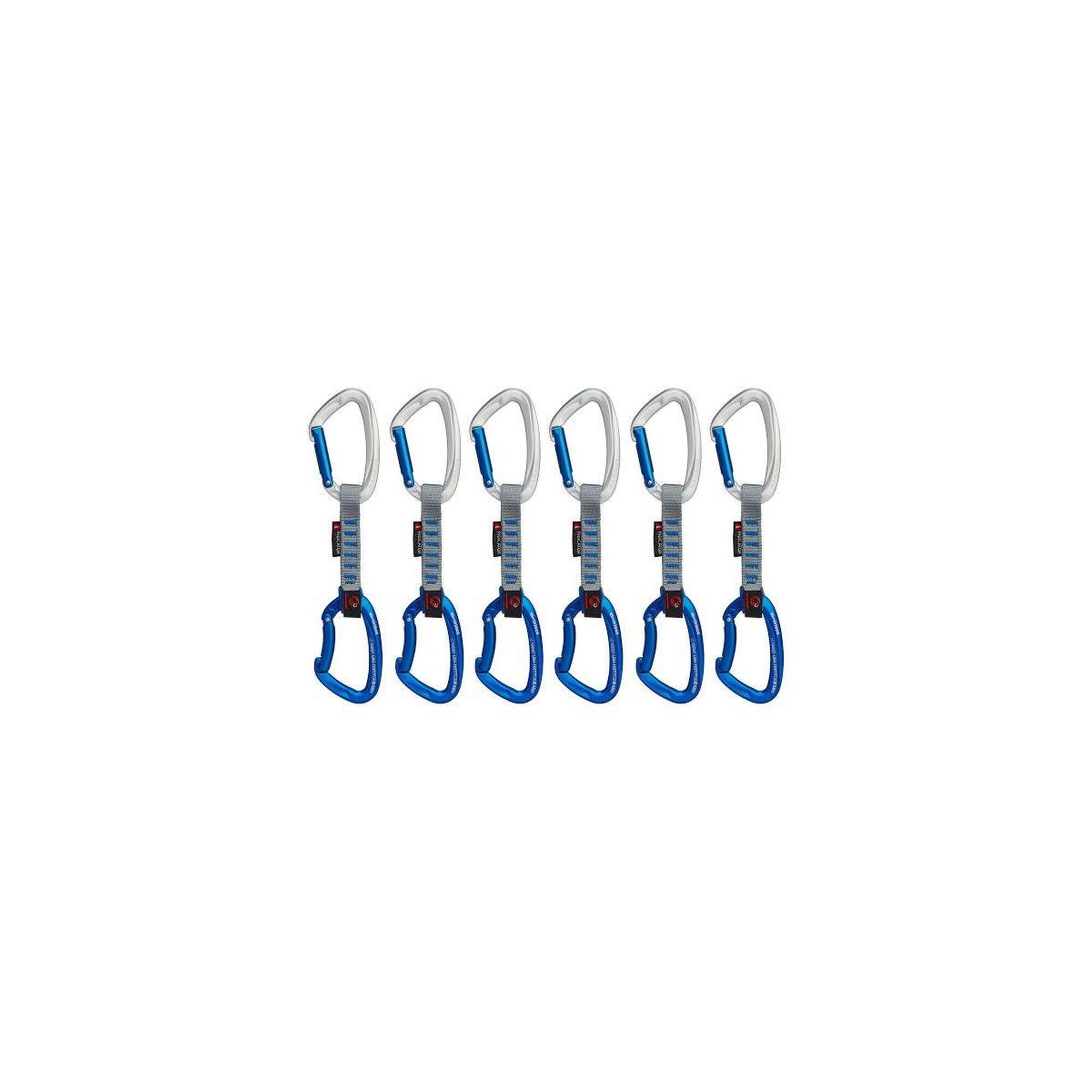 Zestaw ekspresów Crag Keylock 10cm Indicator 6-pak