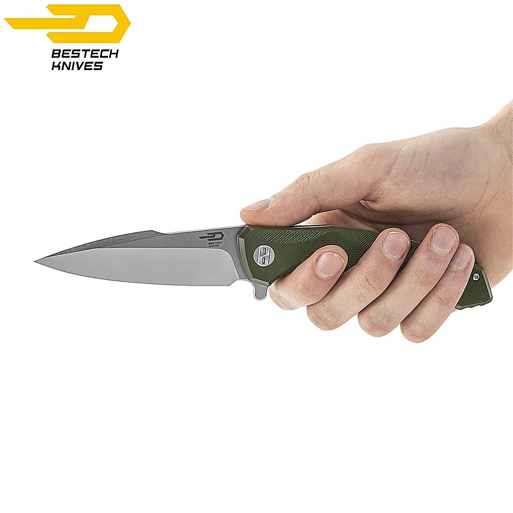 Bestech Navalha Warwolf Verde Tropa G10 D2 4/5