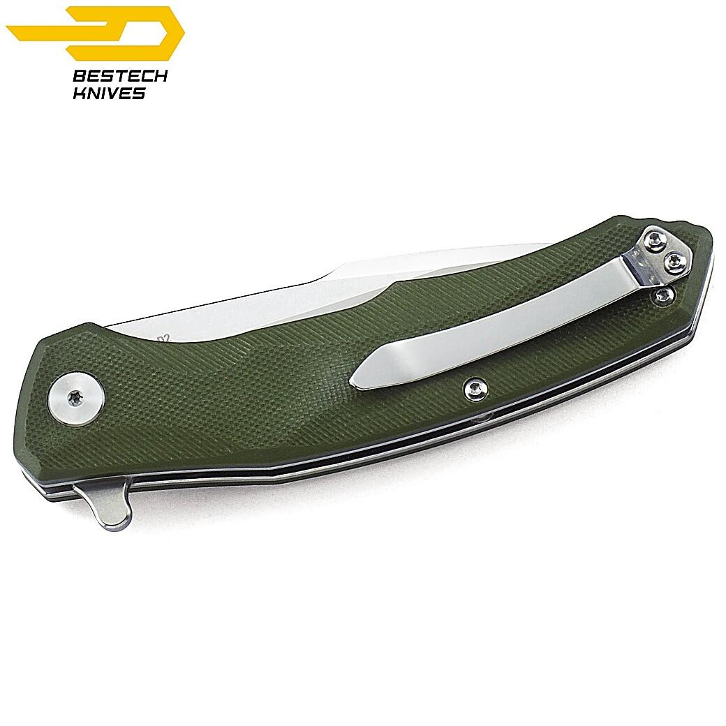 Bestech Navalha Warwolf Verde Tropa G10 D2 2/5