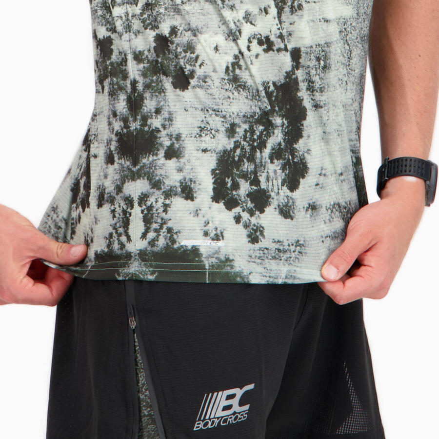 Maglietta eco-riciclata e traspirante Uomo Running-Trail TERRARUN 5/7