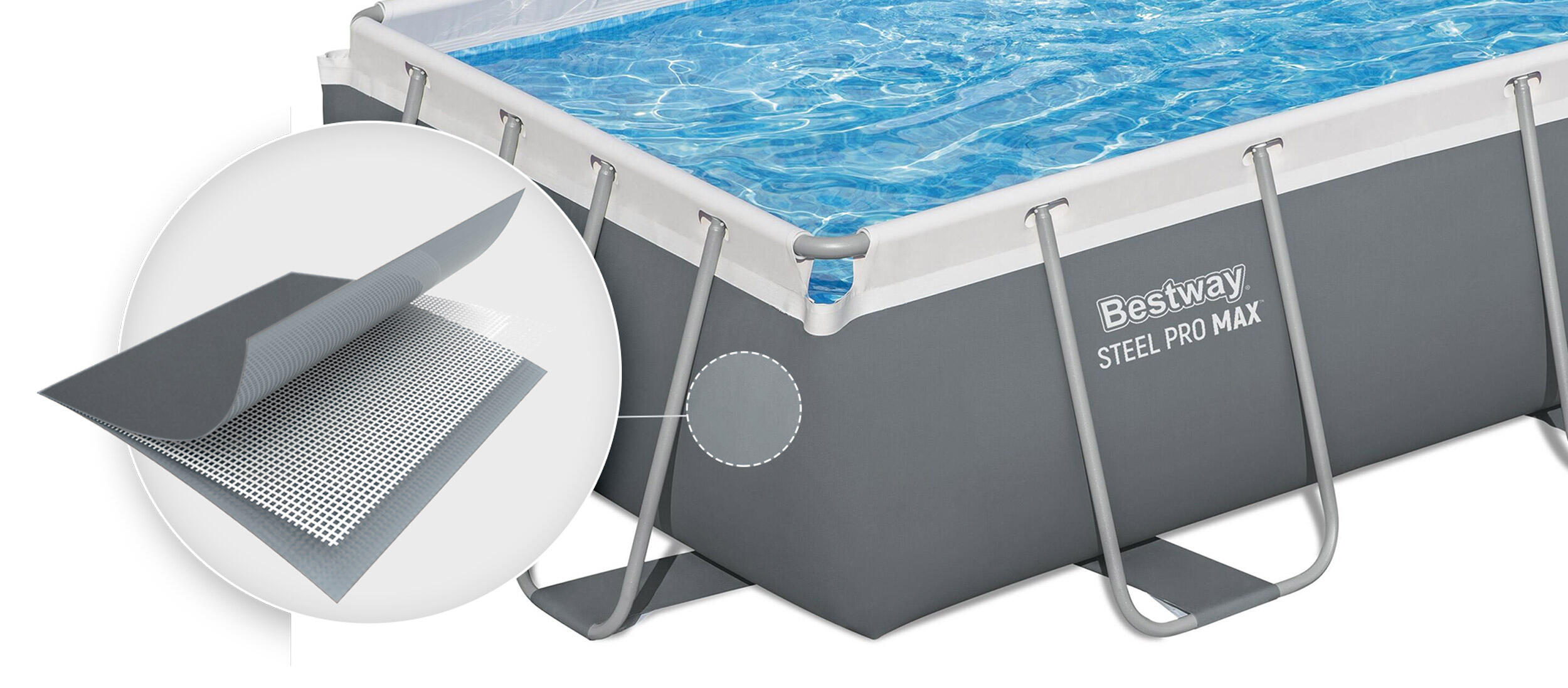 Bestway Bazén Power Steel s kartušovou filtrací 4/7