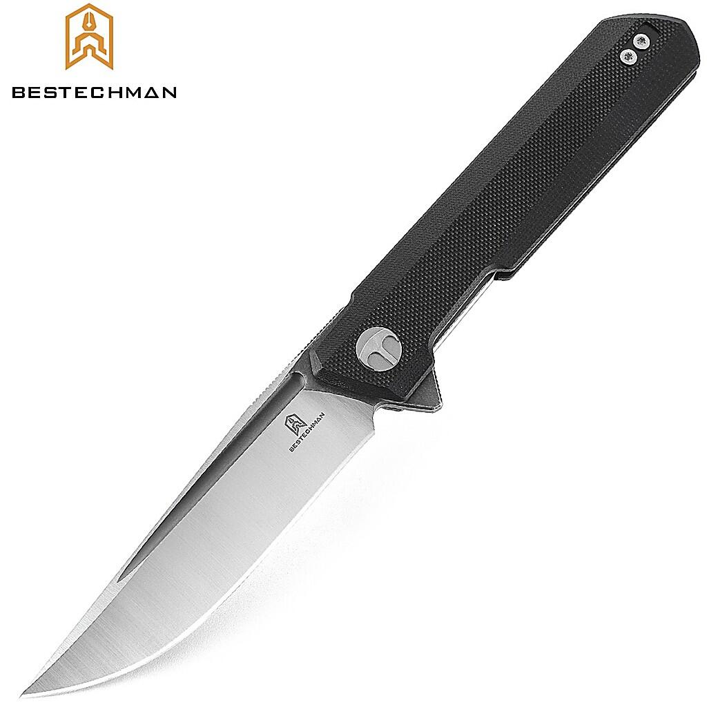 Bestechman Couteau de Poche Dundee Noir G10 D2 GT 1/7
