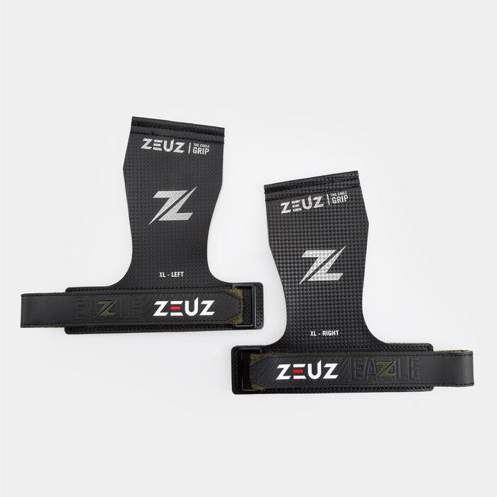 Guanti senza dita ZEUZ per fitness, Functional Fitness, ginnastica – Taglia XL 5/7
