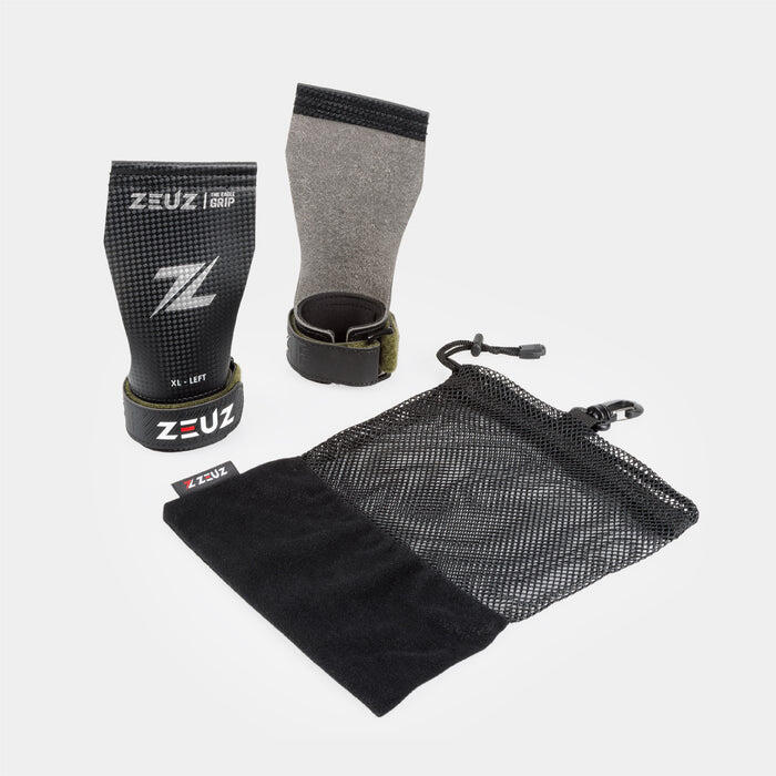 Guanti senza dita ZEUZ per fitness, Functional Fitness, ginnastica – Taglia XL 3/7