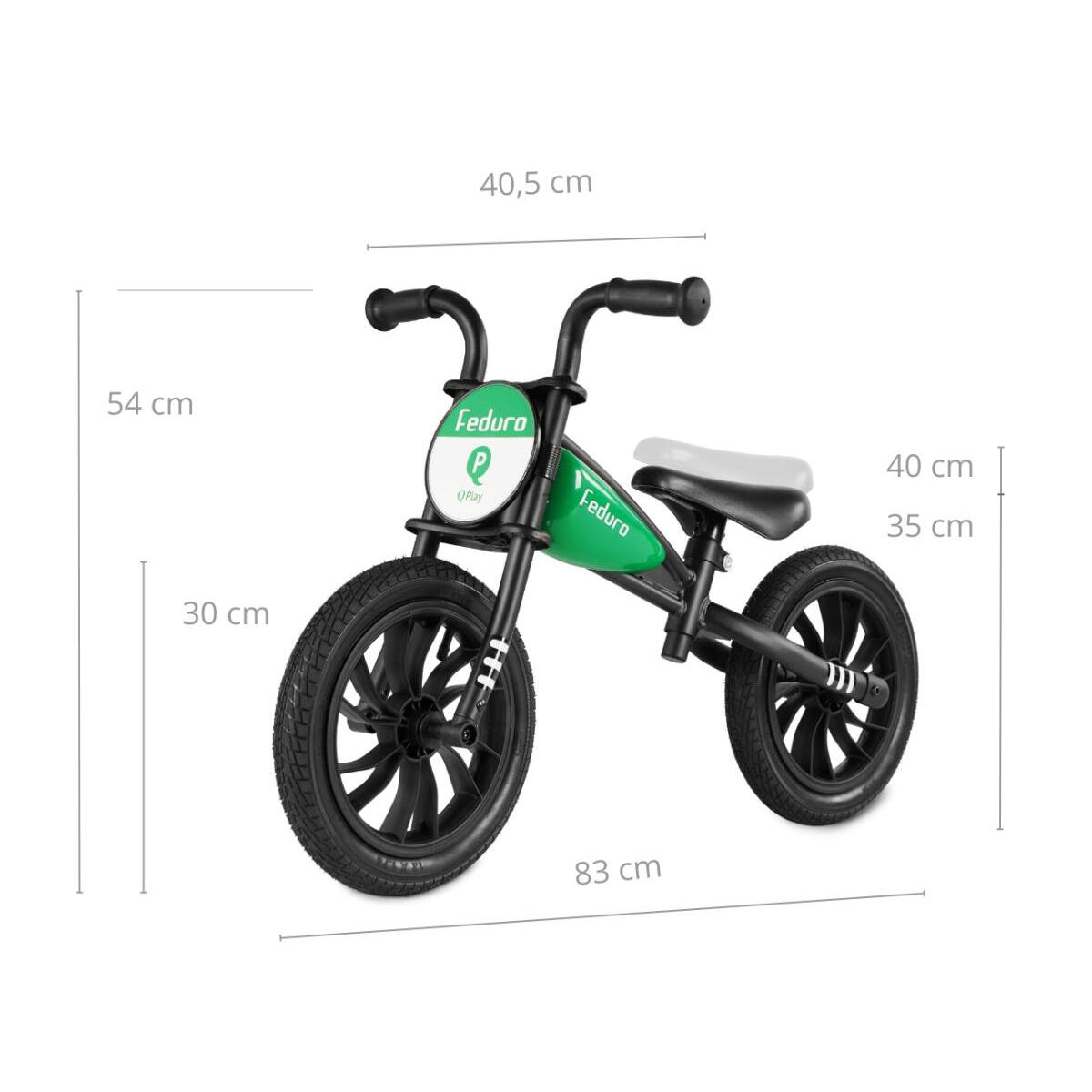 Draisienne Qplay Feduro Vert 2/2