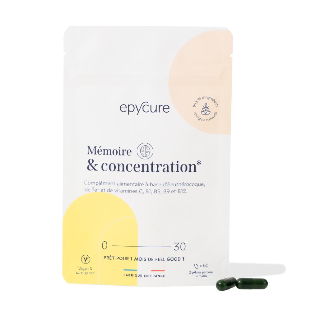 Epycure - Cure Mémoire Et Concentration - Complément Alimentaire - Decathlon