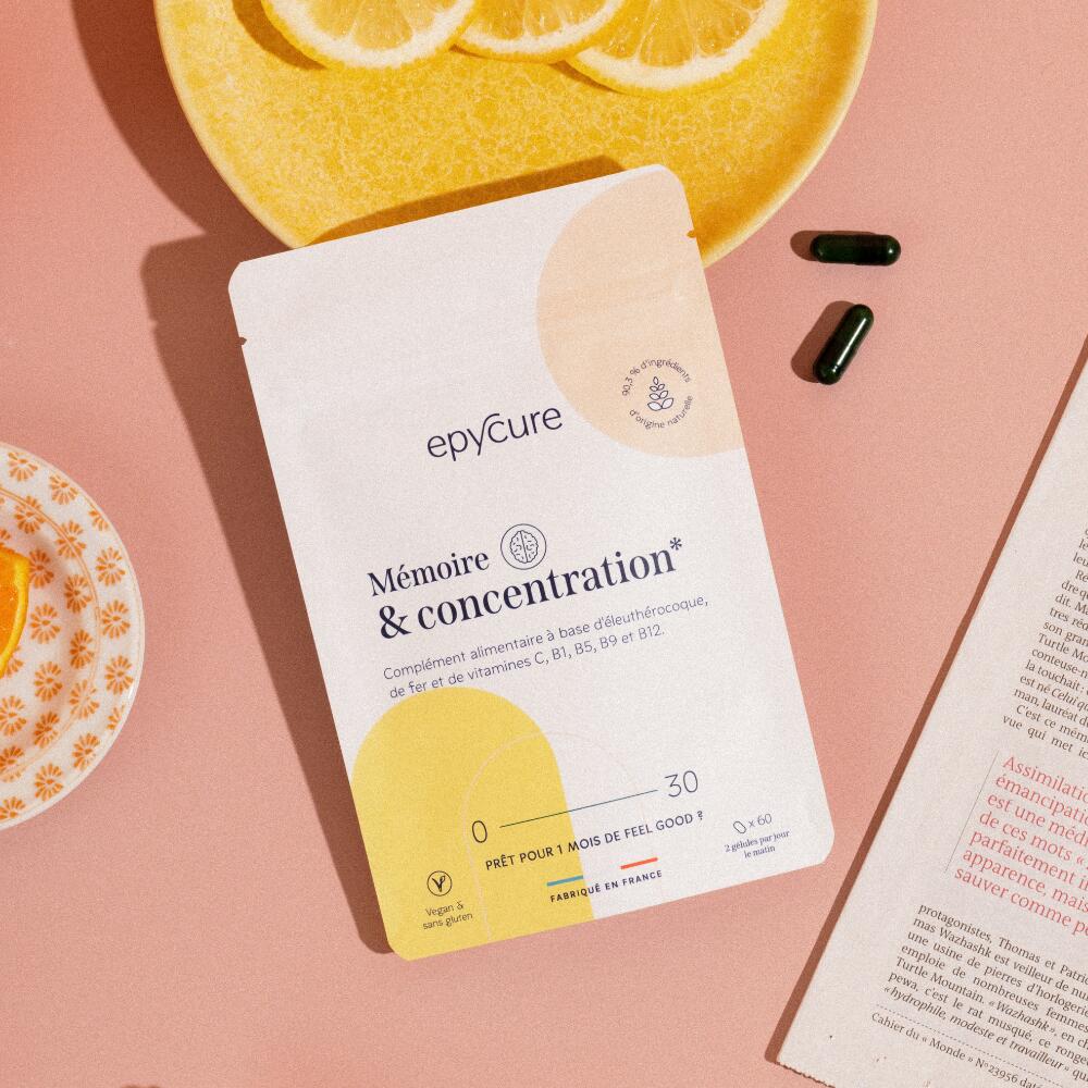 CURE MÉMOIRE ET CONCENTRATION x 3 mois 2/4