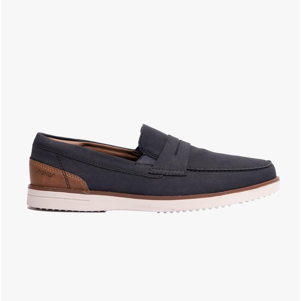 RIEKER B2350-14 Mens Low Top Slip On Trainers