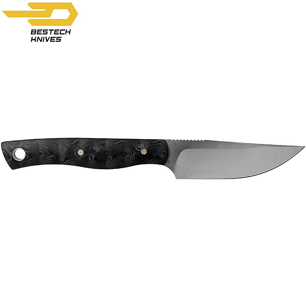 Bestech Faca Heidi Blacksmith Fibra de Carbono D2 4/7