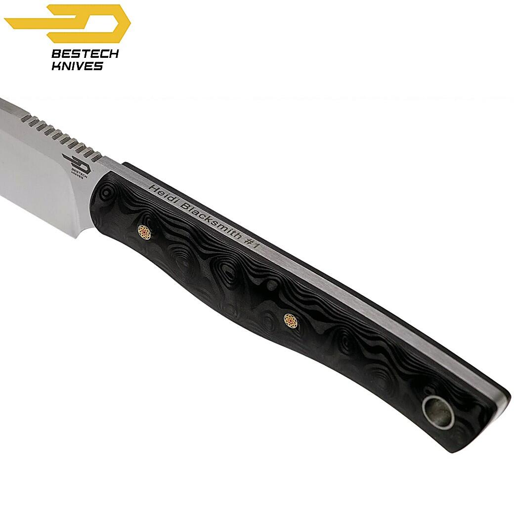 Bestech Faca Heidi Blacksmith Fibra de Carbono D2 5/7