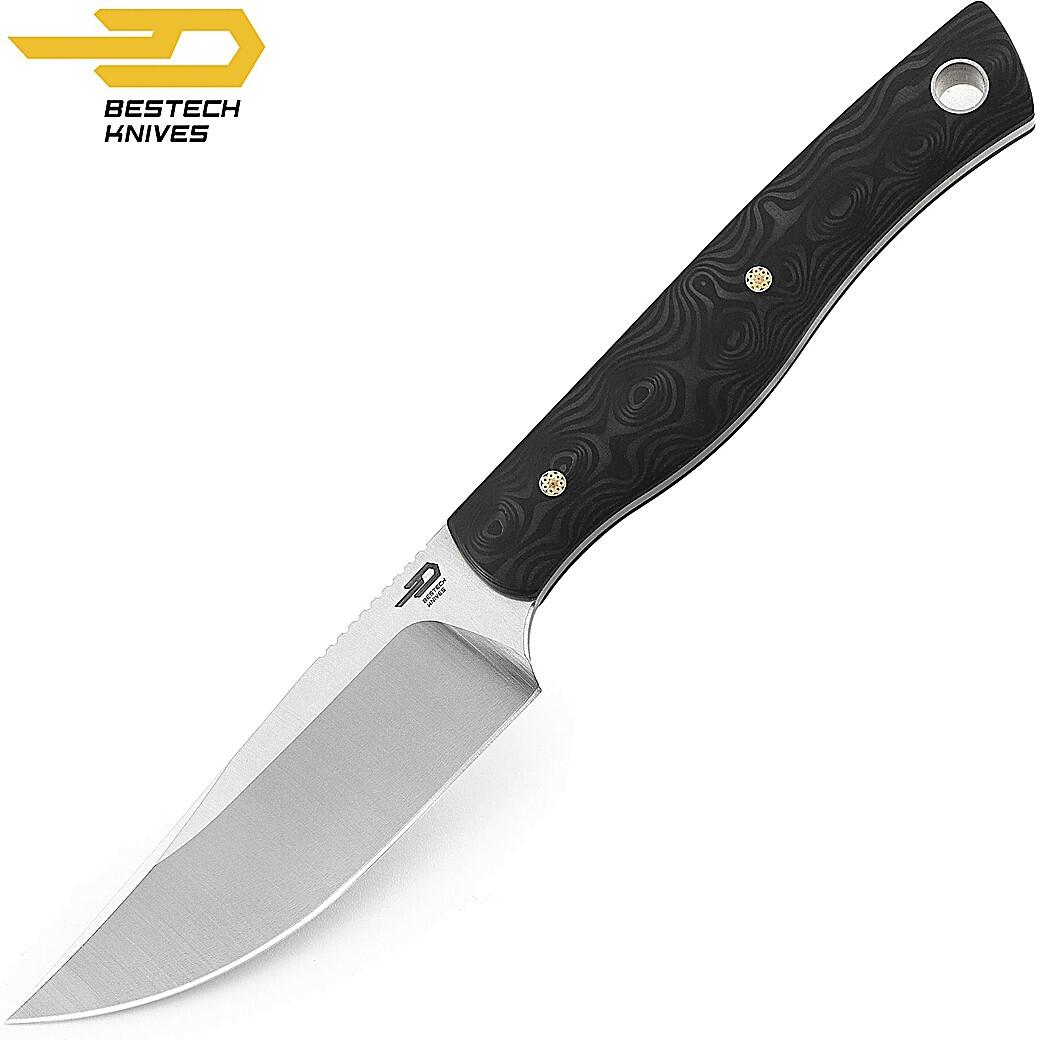 Bestech Knives - Bestech Couteau Heidi Blacksmith Fibre De Carbone D2 - Aiguisoir - Taille Unique - Decathlon