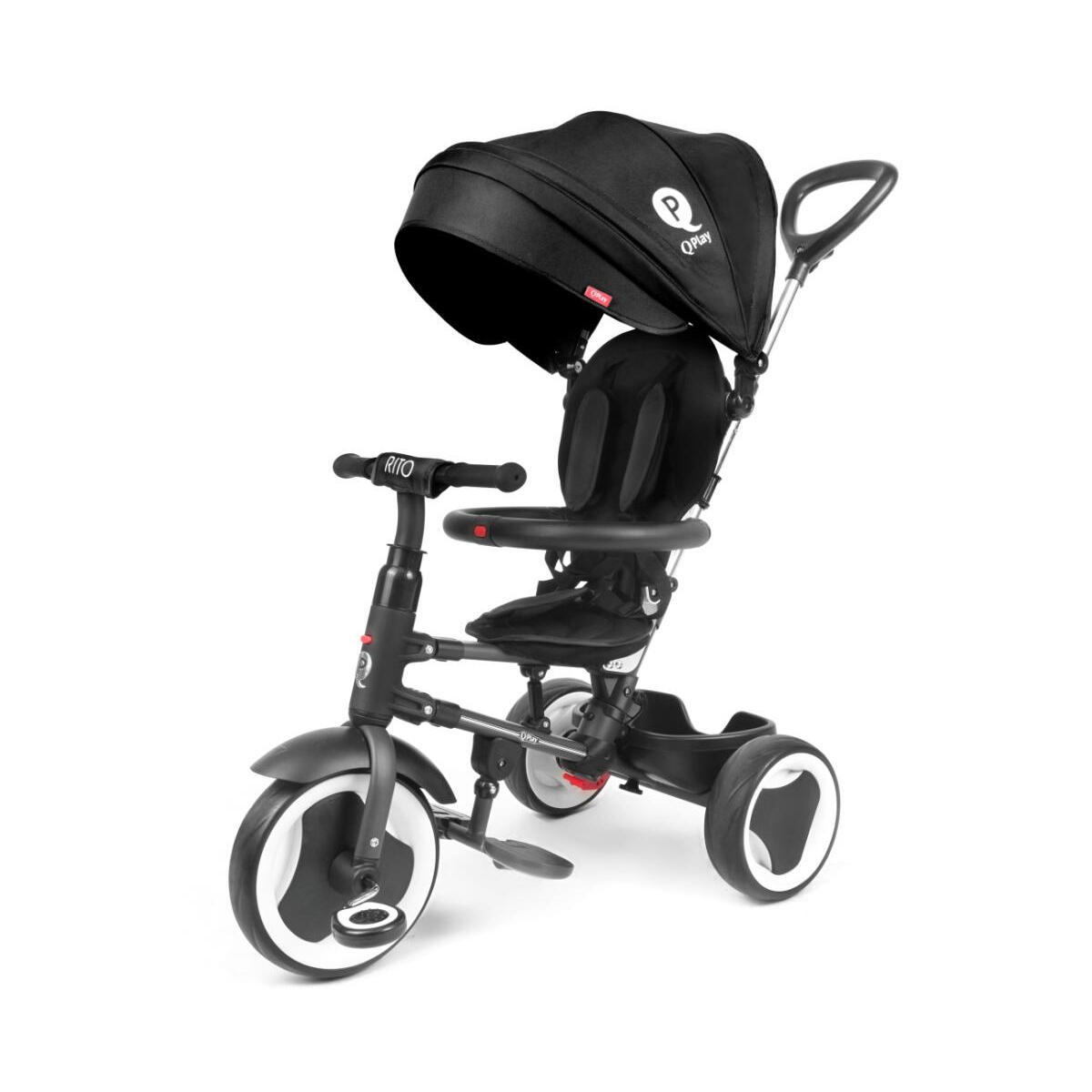 Qplay - Tricycle Qplay Rito - Noir - Draisienne - Noir - Taille Unique - Decathlon