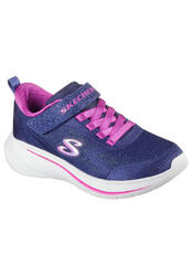 Baskets Skechers Modèle Wave 92 Couleur Bleu