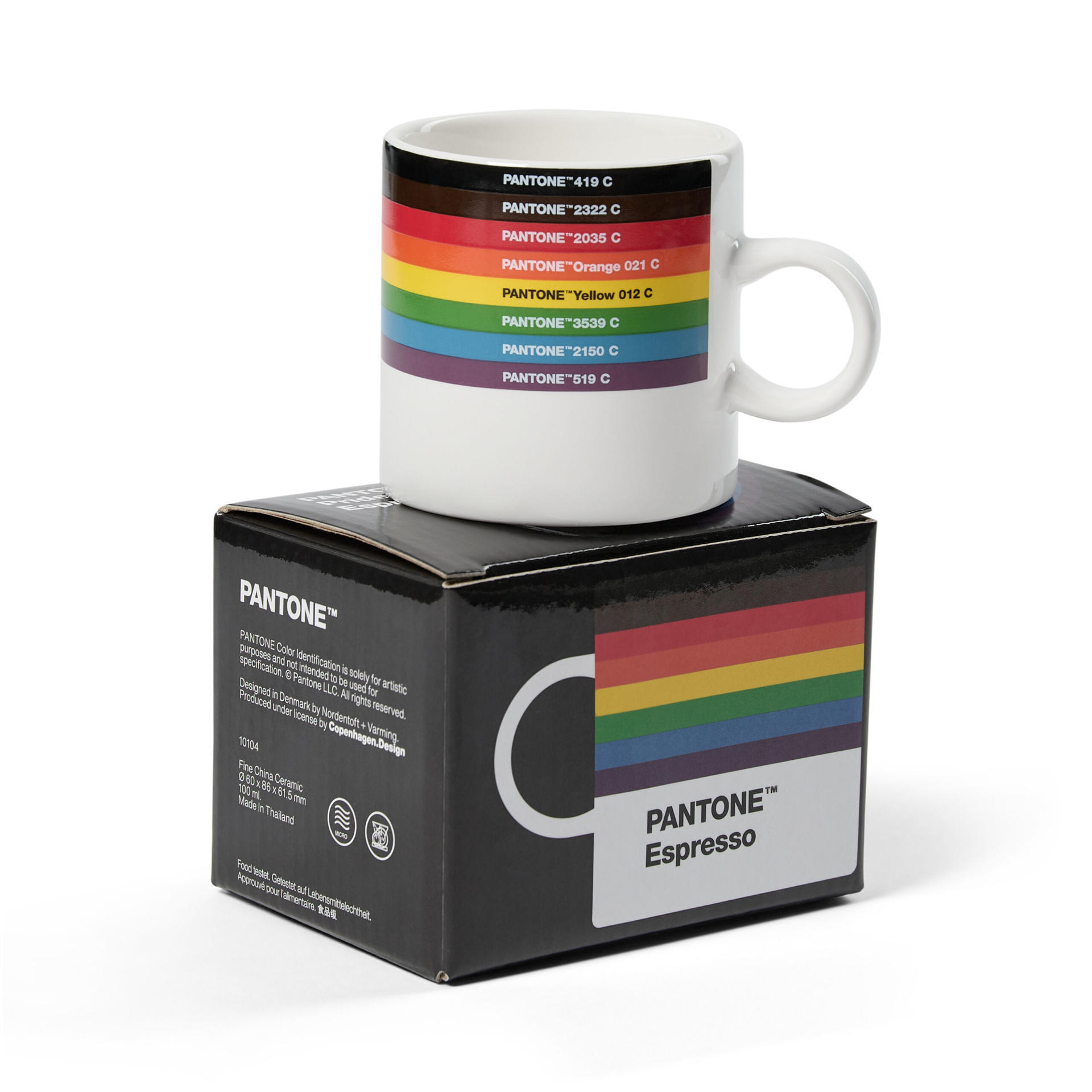 Chávena Expresso COPENHAGEN DESIGN PANTONE pride 2/2