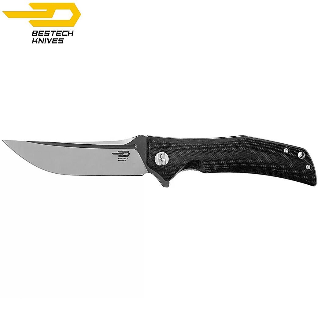Coltello Bestech Scimitar Nero G10 D2 5/7