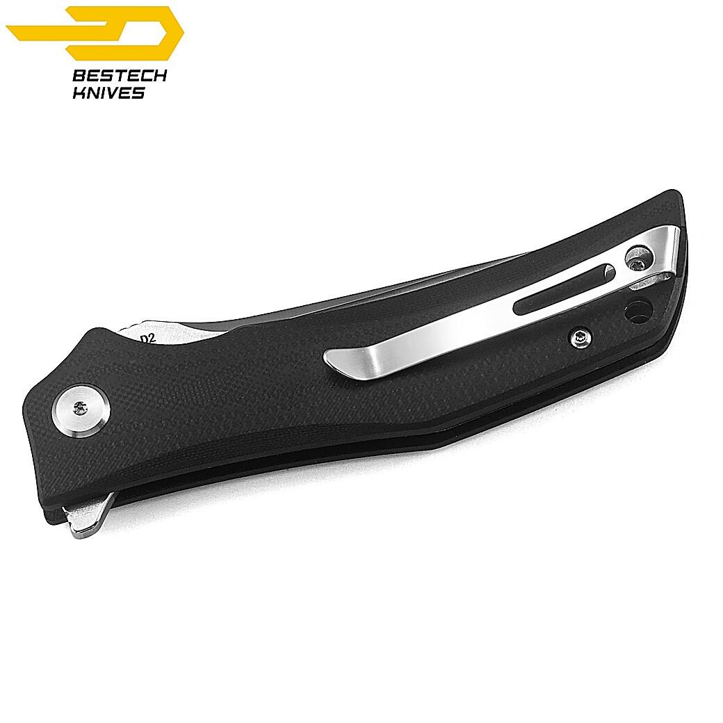 Coltello Bestech Scimitar Nero G10 D2 2/7