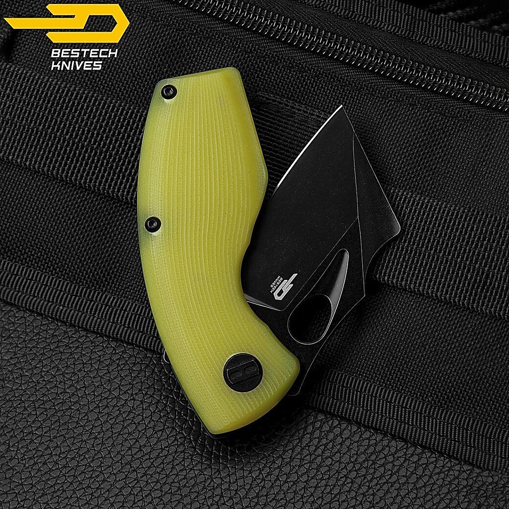 Bestech Navalha Lizard Verde Lima G10 D2 5/7