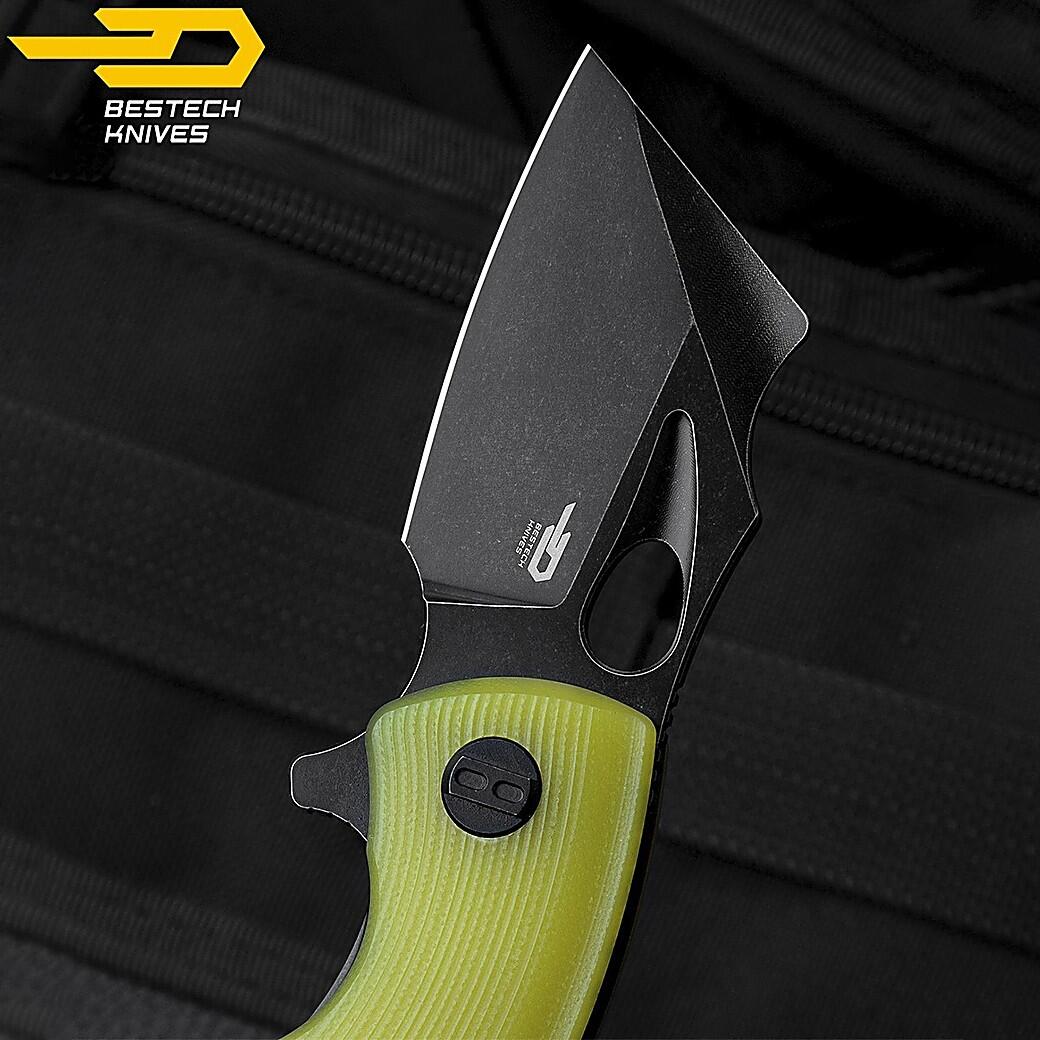 Bestech Navalha Lizard Verde Lima G10 D2 6/7